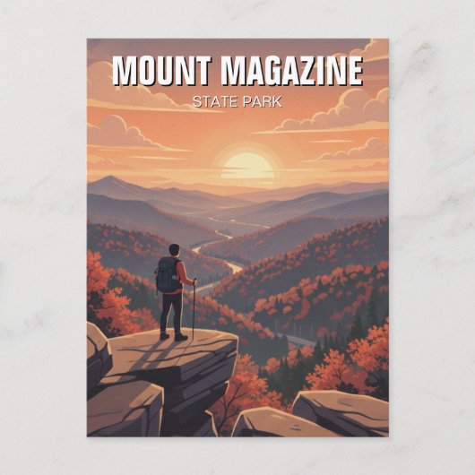 Mount Magazine State Park Arkansas Reizen Briefkaart (Voorkant)