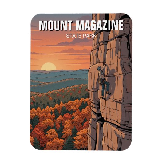Mount Magazine State Park Arkansas Reizen Magneet (Verticaal)