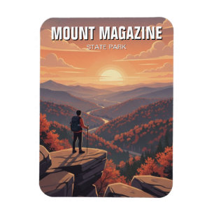 Mount Magazine State Park Arkansas Reizen Magneet
