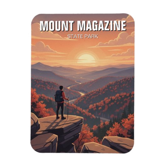 Mount Magazine State Park Arkansas Reizen Magneet (Verticaal)
