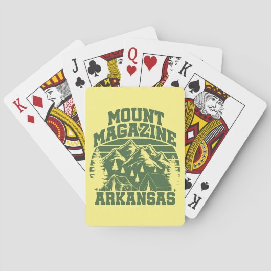 Mount Magazine State Park Pokerkaarten (Achterkant)