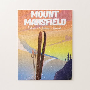Mount Mansfield,Stowe noordelijke Vermont ski Legpuzzel