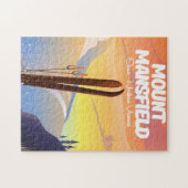 Mount Mansfield,Stowe north Vermont ski Legpuzzel (Horizontaal)