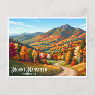 Mount Mansfield Stowe Vermont Briefkaart