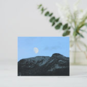 Mount Mansfield Summit Moon Briefkaart (Staand voorkant)