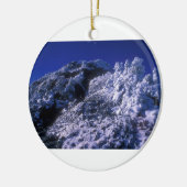 Mount Mansfield Summit Sneeuw Keramisch Ornament (Links)