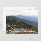 Mount Mansfield, Vermont Briefkaart (Voorkant / Achterkant)