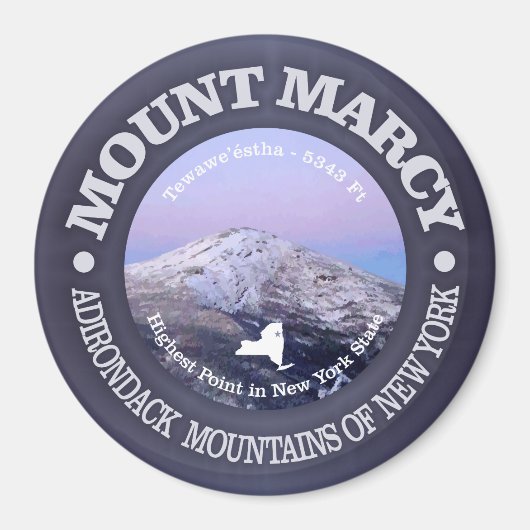 Mount Marcy Magneet (Voorkant)