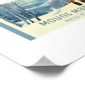 Mount Marcy New York ski resort  Poster (Hoek)