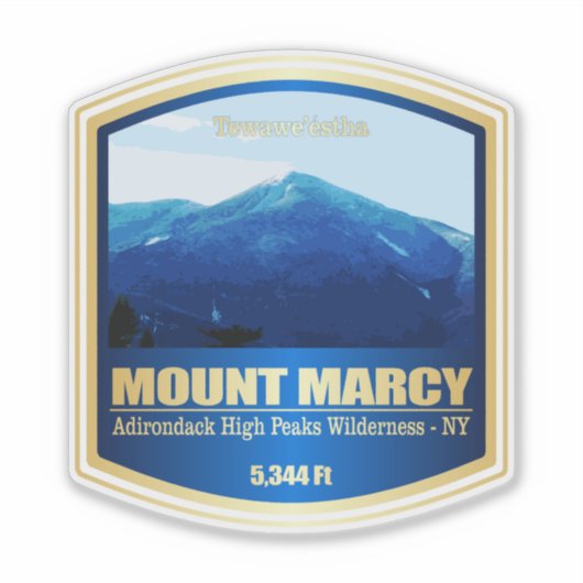 Mount Marcy (PF) Sticker (Voorkant)