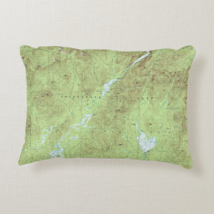 Mount Marcy Topographic Map - Adirondack Park Accent Kussen