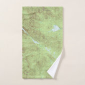 Mount Marcy Topographic Map - Adirondack Park Bad Handdoek (Handdoek)