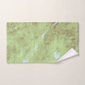 Mount Marcy Topographic Map - Adirondack Park Bad Handdoek (Handdoek)