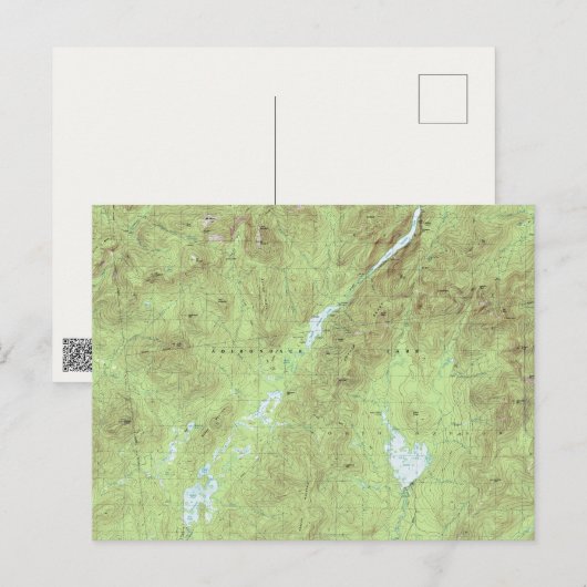 Mount Marcy Topographic Map - Adirondack Park Briefkaart (Voorkant / Achterkant)