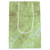 Mount Marcy Topographic Map - Adirondack Park Medium Cadeauzakje (Achterkant)