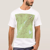 Mount Marcy Topographic Map - Adirondack Park T-shirt (Voorkant)