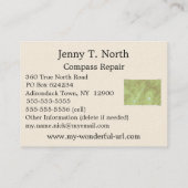 Mount Marcy Topographic Map - Adirondack Park Visitekaartje (Achterkant)