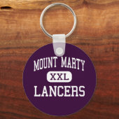 Mount Marty - Lancers - High-Cedar Rapids Iowa Sleutelhanger (Voorkant)