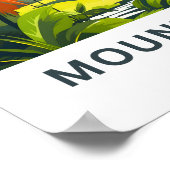 Mount Mayon Filipijnen Reisprint Poster (Hoek)