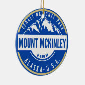 Mount Mckenley Denali National park  Keramisch Ornament (Rechts)
