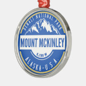 Mount Mckenley Denali National park  Metalen Ornament (Links)