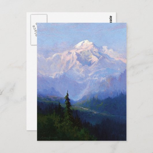 Mount McKinley, Alaska Briefkaart (Voorkant / Achterkant)