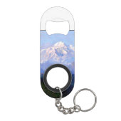 Mount McKinley, Alaska, kunstschilderij Mini Flessenopener (Achterkant)