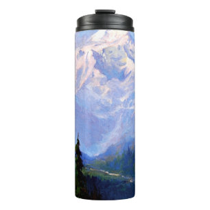 Mount McKinley, Alaska, kunstschilderij Thermosbeker