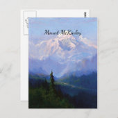 Mount McKinley, Alaska, mooie kunst Briefkaart (Voorkant / Achterkant)