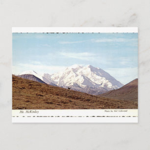Mount McKinley Alaska Vintage Bergzicht Briefkaart
