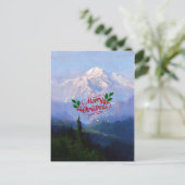 Mount McKinley, Alaska - Vrolijk Kerstfeest Feestdagenkaart (Staand voorkant)