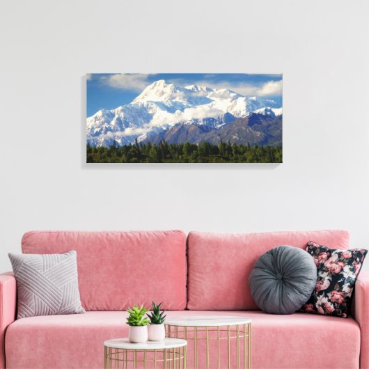 Mount McKinley Canvas Afdruk (Insitu (Woonkamer))