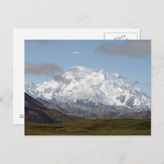 Mount Mckinley in Denali National Park, Alaska Briefkaart (Voorkant / Achterkant)