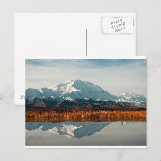 Mount McKinley in Denali NP, Alaska Briefkaart (Voorkant / Achterkant)