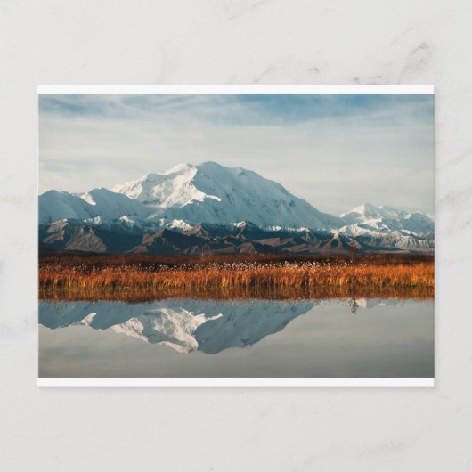 Mount McKinley in Denali NP, Alaska Briefkaart (Voorkant)