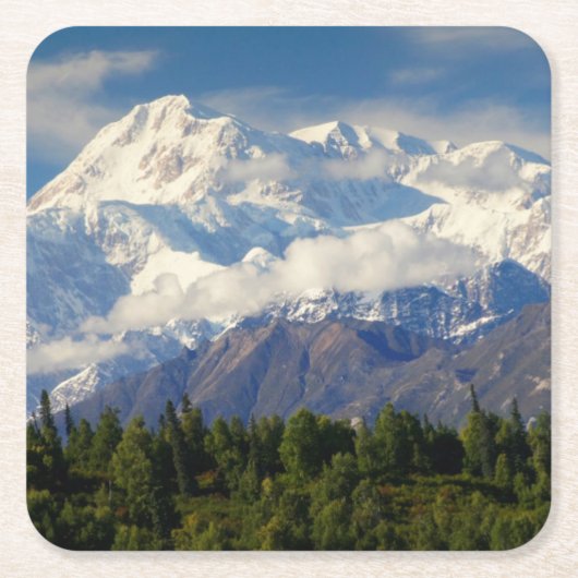 Mount McKinley Kartonnen Onderzetters (Voorkant)