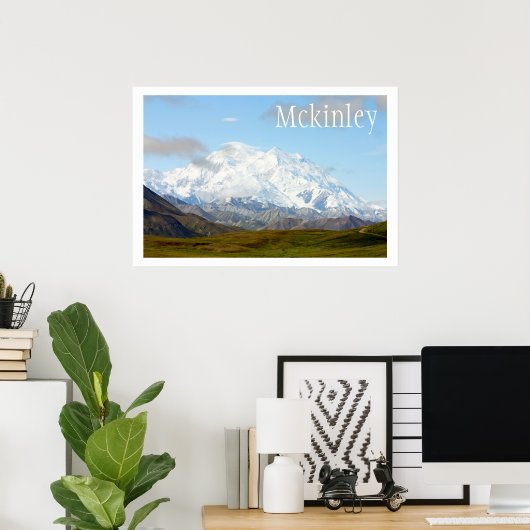 Mount McKinley Poster (Thuiskantoor)
