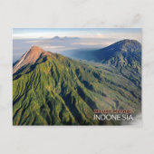 Mount Merapi Volcano in Indonesië Briefkaart (Voorkant)