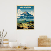 Mount Meru Tanzania V01 Poster (Keuken)