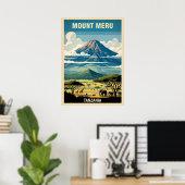 Mount Meru Tanzania V01 Poster (Thuiskantoor)