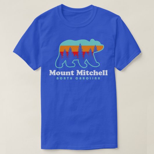 Mount Mitchell Hike North Carolina Black Mountain  T-shirt (Design voorkant)