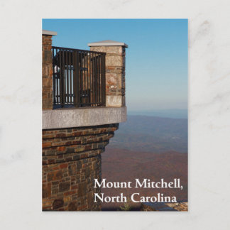 Mount Mitchell, North Carolina Briefkaart
