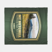 Mount Mitchell (PF) Fleece Deken (Voorkant (Horizontaal))