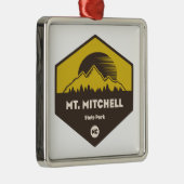 Mount Mitchell State Park Metalen Ornament (Rechts)