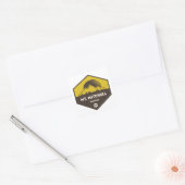 Mount Mitchell State Park Vierkante Sticker (Envelop)