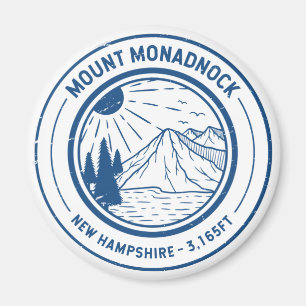 Mount Monadnock New Hampshire Hiking Skiing Travel Magneet