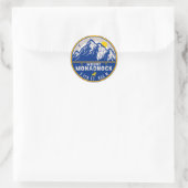 Mount Monadnock New Hampshire Souvenirs Ronde Sticker (Tas)