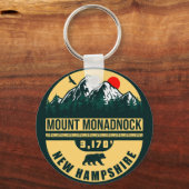 Mount Monadnock New Hampshire Souvenirs Sleutelhanger (Voorkant)