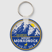 Mount Monadnock New Hampshire  Souvenirs Sleutelhanger (Achterkant)