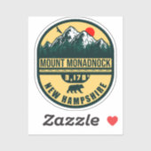Mount Monadnock New Hampshire  Souvenirs Sticker (Vel)